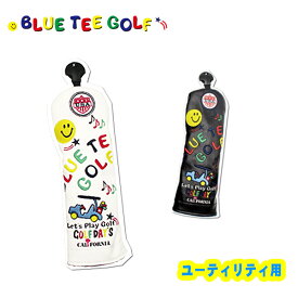ブルーティーゴルフ スマイル＆カート ヘッドカバー ユーティリティー用BLUE TEE GOLF HC-012 あす楽