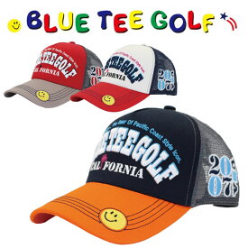 ブルーティーゴルフ ロゴ メッシュ キャップBLUE TEE GOLF BTG-CP007 あす楽