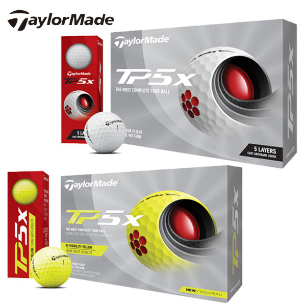 テーラーメイド New TP5 ゴルフボール 1ダース(12球) 2021年モデル