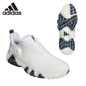 【全品ポイント5倍！ 4/24 20:00～4/27 9:59】アディダス adidasコードカオス 22 ボア LVL63 GX3938CODECHAOS BOA GOLF SHOESフットウェアホワイト/クルーネイビー/クリスタルホワイトゴルフシューズ スパイクレス