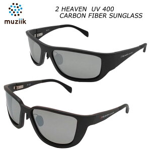 muziik 2 HEAVEN UV400 Carbon Fiber Sunglass2�w�u�� UV400 �J�[�{���t�@�C�o �[�T���O���X���W�[�N MSG-2202-X01 MSG-2201-X02