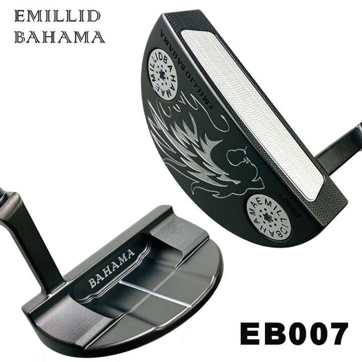 楽天市場】エミリッドバハマ EB007 パター マレット クランクネック 