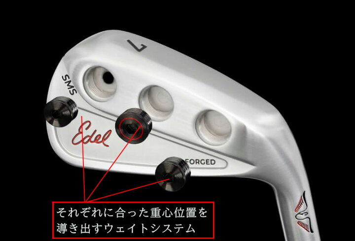 楽天市場】IDEL GOLF イーデルゴルフ SMS フォージド アイアン【5-Pw(6 