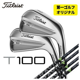 【全品ポイント5倍！5/23 20:00～5/27 01:59】【第一ゴルフオリジナル】タイトリスト T100アイアン藤倉 TRAVIL IRON トラヴィル アイアン シャフト#5-Pw 6本セット2023 Titleist