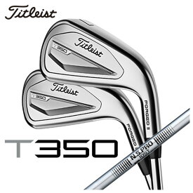 【全品ポイント5倍！5/23 20:00～5/27 01:59】タイトリスト T350アイアンN.S.PRO 105T スチールシャフト #6-Pw,W(48°) 6本セット日本正規品　2023年 メンズ Titleist