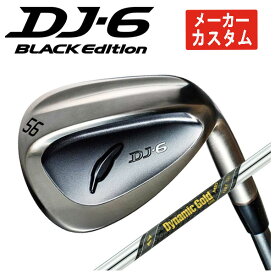 【メーカーカスタム】フォーティーン DJ-6 Black Edition ウェッジダイナミックゴールド MID ツアーイシューシャフトFOURTEEN ライトブラックメッキ仕上げ DJ6