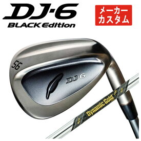 【メーカーカスタム】フォーティーン DJ-6 Black Edition ウェッジダイナミックゴールド MID 115シャフトFOURTEEN ライトブラックメッキ仕上げ DJ6