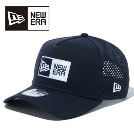 ニューエラ キャップ9FORTY A-Frame Laser Perforated Box Logo ネイビーボックスロゴ 14109278 NEW ERA ゴルフ