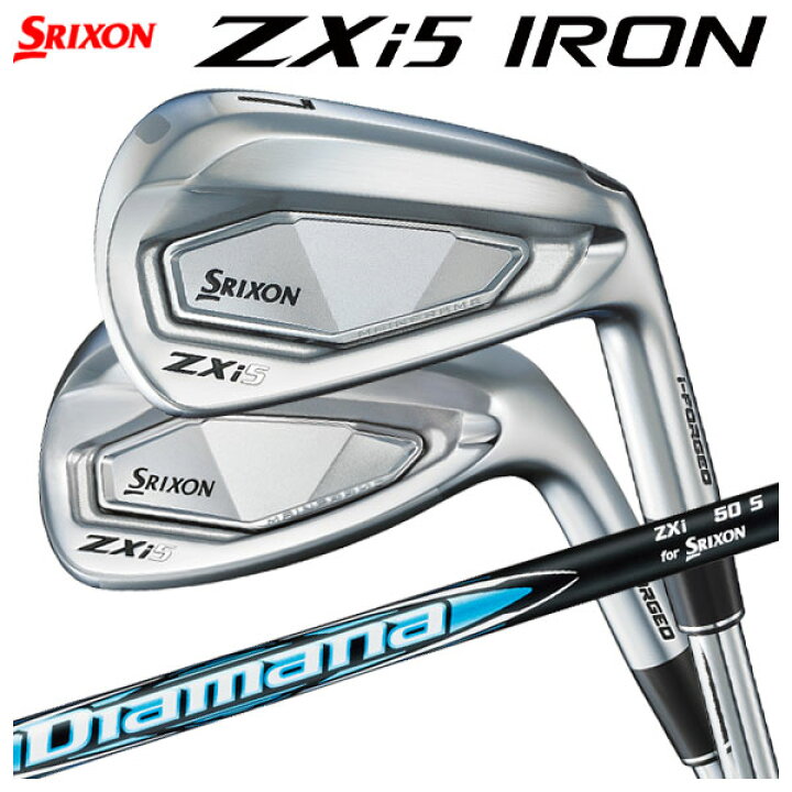 楽天市場】スリクソン ZXi5 アイアン #5-Pw(6本セット)Diamana ZXi for 