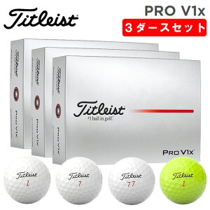 y3_[XZbgz ^CgXg v V1x St{[Titleist Pro V1x 3_[X (36) {Ki 2025N