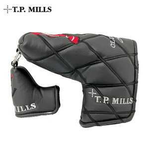 T.P.MILLS TP~Y s^ p^[Jo[u[h ~bh}bg^CvΉf }OlbgNu`v with `[ ubNClub Champ w/ Charm Putter Cover BlackHTPC-000044 St