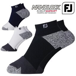 フットジョイ ナノロックグリップ アンクルソックス メンズ FOOTJOY NANOLOCK GRIP FSS25NLM2