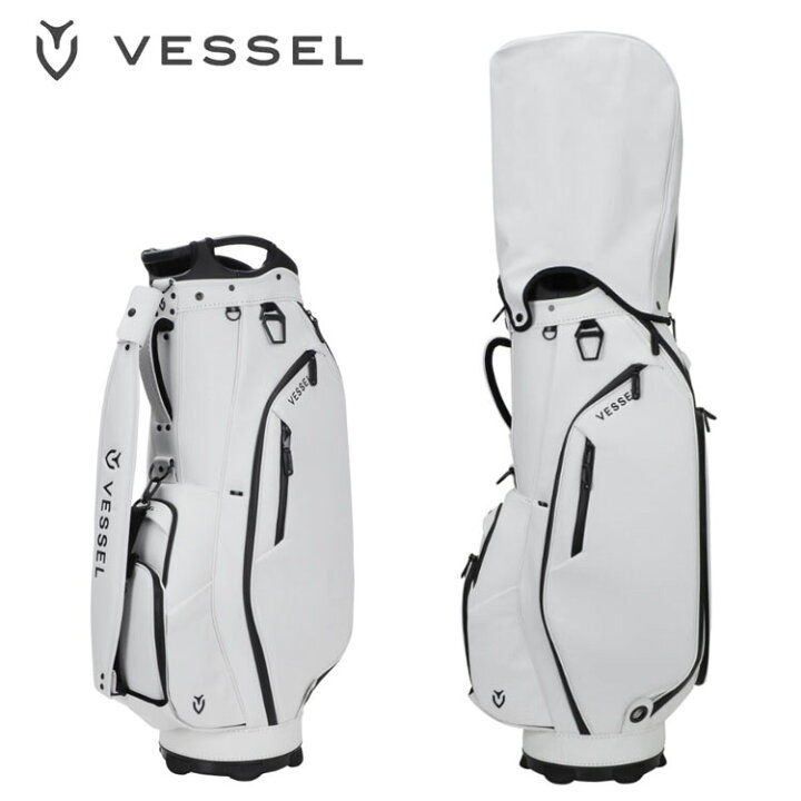 楽天市場】ベゼル カートキャディバッグVESSEL LUX 7 JP 2.0ホワイト 9 