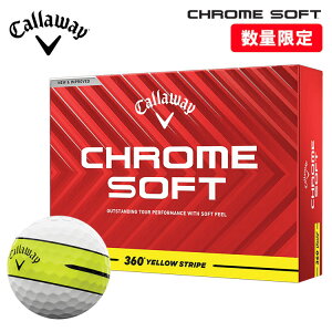 yʌzLEFC CallawaySt{[ 1_[X(12)CHROME SOFT 360° YELLOW STRIPEN\tg 360° CG[ XgCv