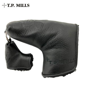 T.P.MILLS TP~Y s^ p^[Jo[u[h ~bh}bg^CvΉf }OlbgNu`v with `[ U[ ubNClub Champ w/Charm Leather Putter Cover BlackHTPC-000053 St
