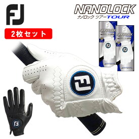 【2枚セット】フットジョイ ナノロックツアー ゴルフグローブ FOOTJOY NANOLOCK TOURFGNT24 ネコポス対応