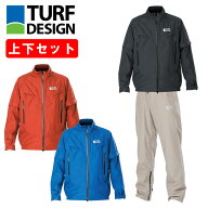 【大特価！】【レインウェア】ターフデザインメンズ レインウェア 上下セットTURF DESIGN TDRW-2370J TDR…