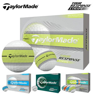 �y�|�C���g�A�b�v�I�S�i5�{�I5/9 20:00-5/16 01:59�܂Łz�e�[���[���C�h �S���t�{�[���c�A�[���X�|���X �X�g���C�v 1�_�[�X�i12������jTaylorMade Tour Response Stripe2026�N ���{���K�i ���C������{�[��