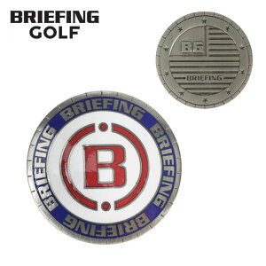 �u���[�t�B���O �S���t �}�[�J�[ENAMEL CIRCLE B MEDAL MARKER �V���o�[BRIEFING GOLF BRG261G30 �l�R�|�X�Ή�