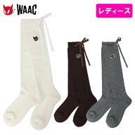 【9/19-9/24お買い物マラソンポイント5倍！】【レディース】WAAC ワック リボンハイソックス WOMEN072264…