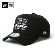 【9/19-9/24お買い物マラソンポイント5倍！】ニューエラ ゴルフ キャップ9FORTY A-Frame Tag Lineブラッ…