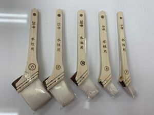 塗装刷毛 水性用 5号 10本セット 丈30mmx幅29mmx厚10mm レーヨン 大華物産 ハケ 塗装工具