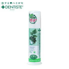 公式 デンティス ポンプタイプ 120g 口臭 歯磨き粉 歯磨き粉 おすすめ 人気 口臭ケア 歯みがき粉 はみがきこ オーラルケア 歯みがき ハミガキ粉 キス ブレスケア におい 目覚めてすぐ フレッシュ スッキリ 息ケア 洗浄 ミント DENTISTE お得 リベルタ