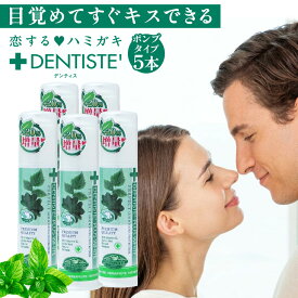5本セット 公式 デンティス ポンプタイプ 120g セット割 口臭 歯磨き粉 おすすめ 人気 口臭ケア 歯みがき粉 はみがきこ オーラルケア 歯みがき ハミガキ粉 目覚めてすぐ キス におい 目覚めてすぐ スッキリ 息ケア 洗浄 ミント リベルタ