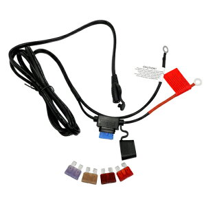 Heat Master ヒートロングバッテリーハーネス LTシリーズ LIDEF Heat Masterr [ヒートマスター公式 ヒーテック ハーレー ダビッドソン バイク 電熱 ヒーター バッテリー直結 全長約190cm グッズ パーツ