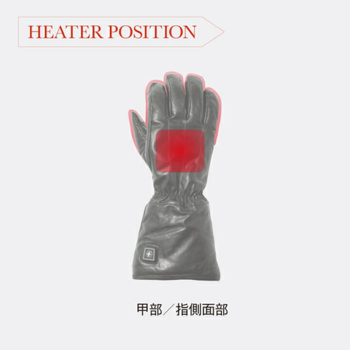 楽天市場】ヒートマスター 12VヒートレザーグローブTYPE-2 LIDEF Heat 