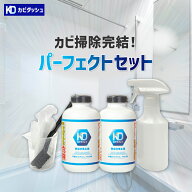 カビダッシュ パーフェクトセット 特濃ストロングジェル 500ml2本+空スプレーボトル1本+手袋4枚(2組) カ…