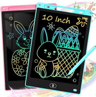 【10インチ2枚入り】筆談ボード 電子メモ お絵かきボード 知育玩具繰り返し電子メモ お絵かきボード おえ…