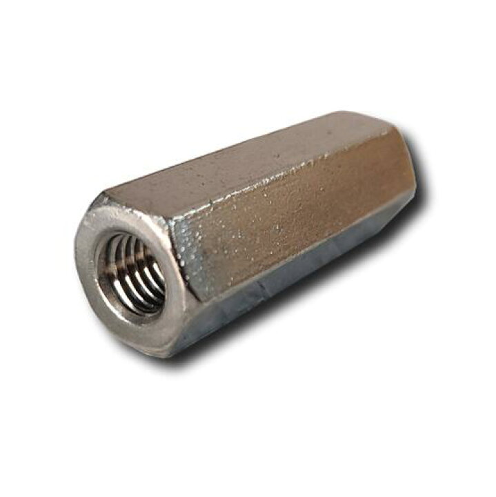 楽天市場 ステンレス 高ナットm10 50 17 バラ売り 1個 細目p 1 25 サイズ 長さ 平径 長ナット ネジのダイキ