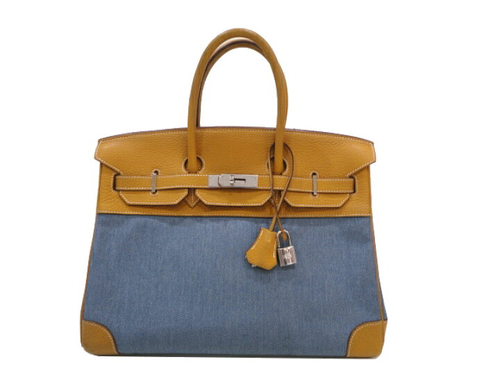 楽天市場】【中古】HERMES エルメス バーキン35 フィヨルド 