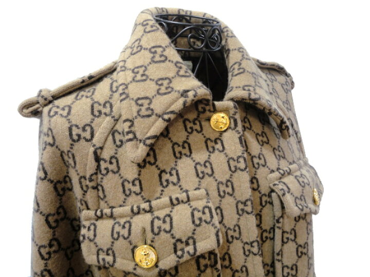 楽天市場】【新品】【未使用品】GUCCI グッチ GG ウールケープ XS 