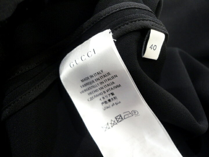 楽天市場】［PR］【極美品】GUCCI グッチ ノースリーブ ワンピース 40  