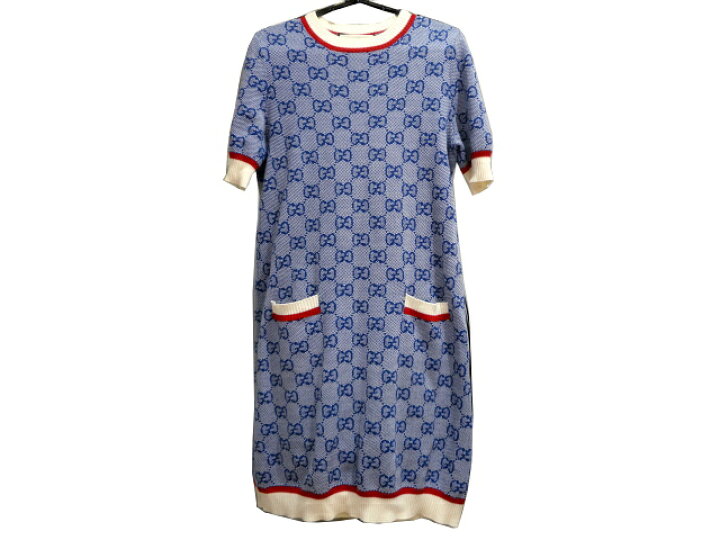 楽天市場】［PR］【極美品】GUCCI グッチ GG ニットドレス S ウール 
