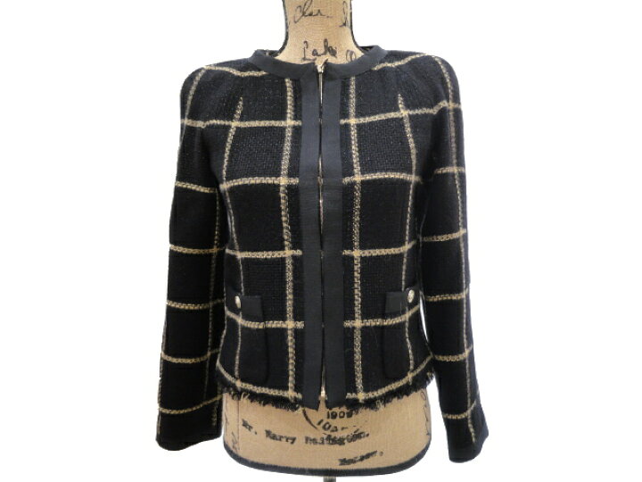 楽天市場】【新品同様品】CHANEL シャネル P36349 ツイード ジップ  