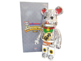 【新品】【未使用品】【店頭展示品】MEDICOM TOY PLUS メディコムトイ BE@RBRICK 1000％ MANEKI NEKO SILVER PLATING 2 ベアブリック 招き猫 銀メッキ 人形 ドール インテリア ディスプレー ブランド プレゼント ギフト