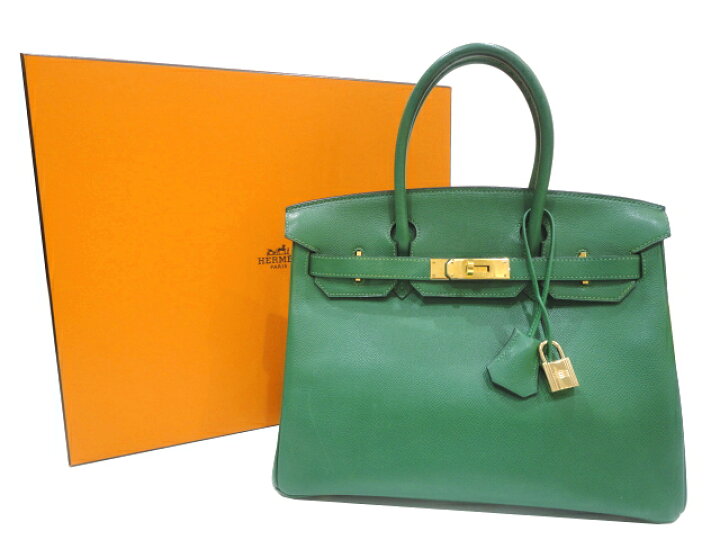 楽天市場】【美品】HERMES エルメス バーキン30 クシュベル グリーン 