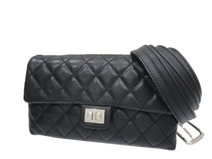 楽天市場】【極美品】CHANEL シャネル ウエストバッグ 2.55 ソフト 