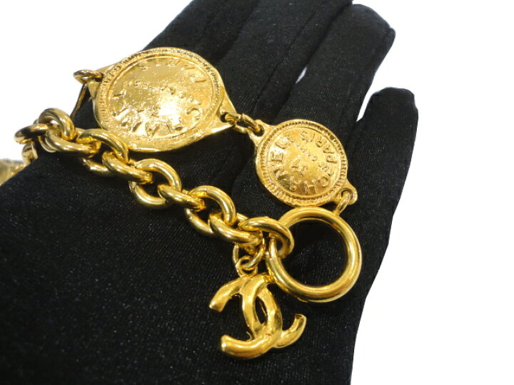 楽天市場】［PR］【新品同様品】CHANEL シャネル カンボンロゴ コイン  