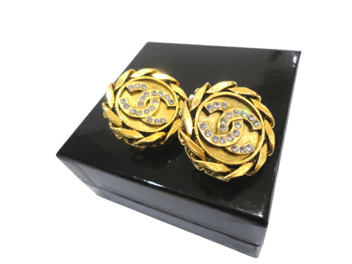 楽天市場】［PR］【美品】CHANEL シャネル ココマーク ラインストーン  