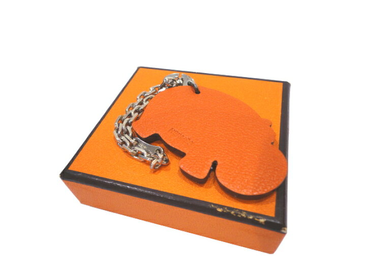 楽天市場】【極美品】HERMES エルメス アニマルキーホルダー カバ 