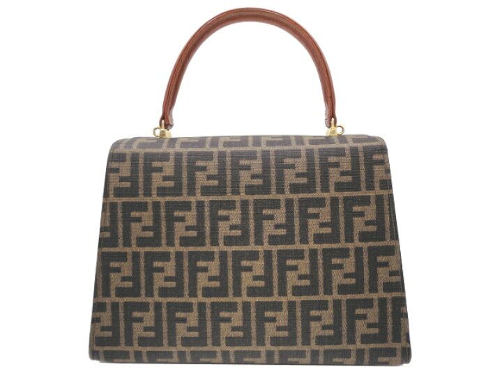 楽天市場】【美品】FENDI フェンディ ズッカ ケリー型 2WAYバッグ  