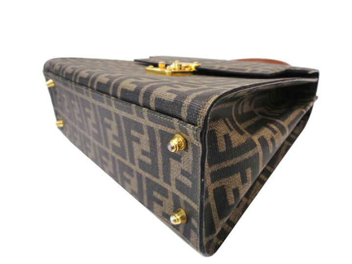 楽天市場】【美品】FENDI フェンディ ズッカ ケリー型 2WAYバッグ 