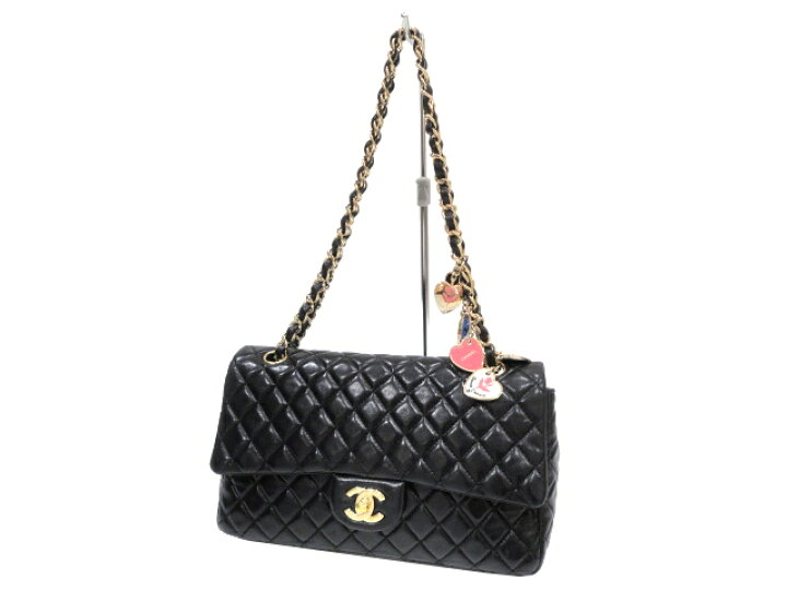 楽天市場】【美品】CHANEL シャネル A46514 マトラッセ ハートチャーム 