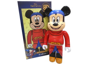 【新品】【未使用品】【店頭展示品】MEDICOM TOY PLUS メディコムトイ BE@RBRICK FANTASIA MICKEY 1000％ ファンタジア ミッキー ベアブリック レッド×ブラック×ブルー×オレンジ 人形 ドール インテリア ディスプレー ブランド プレゼント ギフト 希少 レア