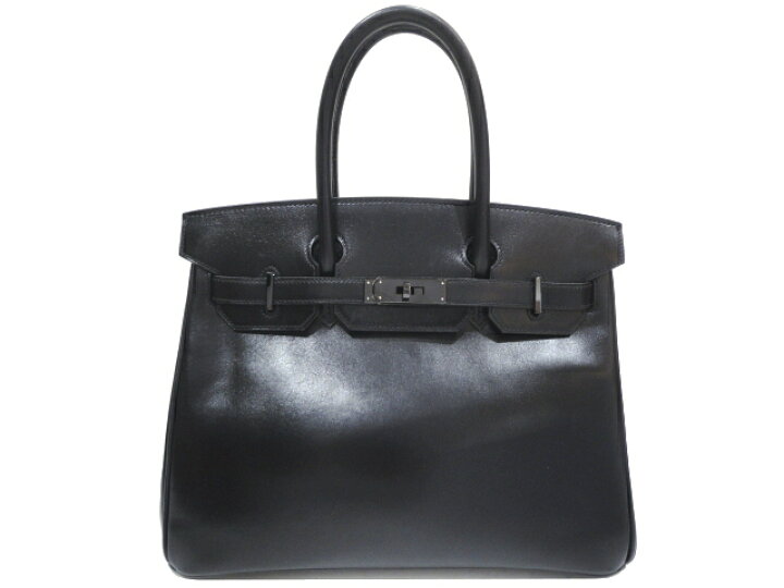 楽天市場】【美品】HERMES エルメス バーキン30 ソーブラック ボックス  