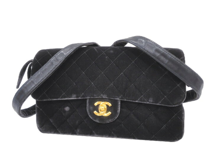楽天市場】【中古】CHANEL シャネル マトラッセ リュックサック ベロア  